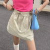 Streetwear A-Line Cargo Skirt for Women Summer