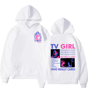 Tv Girl Back Hoodie Premium Tv Girl Merchandise