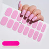 UV Semi-Cured Gel Nail Wraps Stickers Strips French Long Lasting