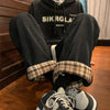 Men's Casual Pants Autumn Winter Warm Straight