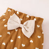 Cozy and Adorable Baby Girl Clothes Set: Knitted Top and Bodysuit