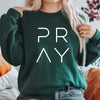 Pray Faith Hoodie Christian Sweatshirt for Women