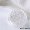 0.4mm-1.5mm Nail Art Beads Steel Ball Metal Micro Caviars Alloy