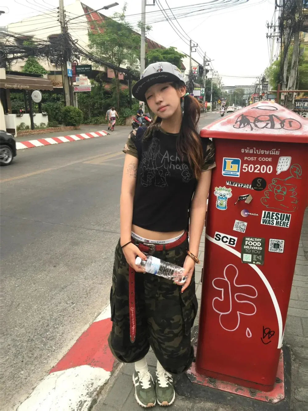 Punk Shorts Street Casual Summer Women Camouflage Harajuku Vintage