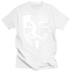 Knitted Slogan Anonymous Hacker Tshirt Man Letter Comical