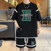 Summer Tracksuit Men Casual Large Size Korean Fashion Suits Y2K