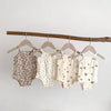 1688Ins Style Summer Baby Cotton Romper Girls Sleeveless Fruit Pattern