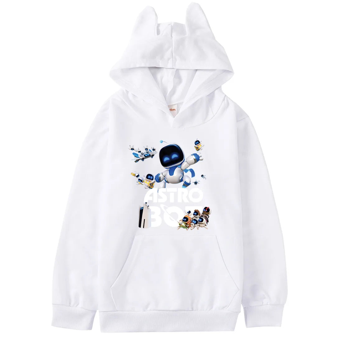 Game ASTRO BOT Hoodie Kids Comic Graphic Sweatshirts