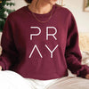 Pray Faith Hoodie Christian Sweatshirt for Women