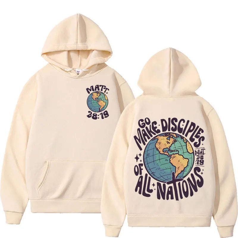 Go Make Disciples Christian Streetwear Hoodies