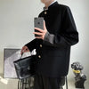 Uniform Fleece-lined Jacket For High School Middle School Loose