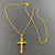 Andara Brand New Authentic 24k Gold Necklace Gold Plated Cross Necklace