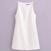 Vacation Sleeveless Bodycon Mini Dress