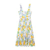 Ruffle Midi Summer Backless Long Dress