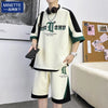 The brand's minette men's t-shirt summer fashion short sleeved shorts