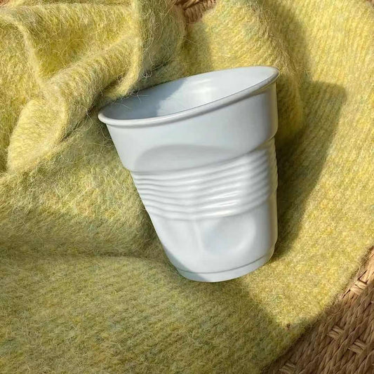 Irregular Ceramic Mug Hand-pinch Coffee Cup Mugs Funny Glass Drinking Glasses