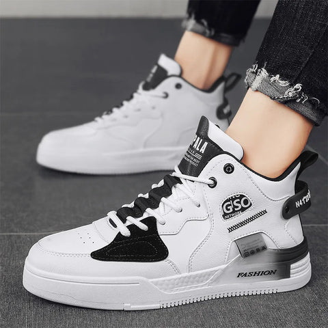 Men Shoes Casual Sneakers White High Top