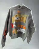 Y2K Patchwork Full Zipper Hoodies&Sweatshirt Loose Oversized Gothic Letter Star