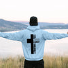 Jesus Cross Christian Back Print Hoodie