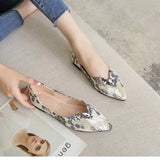 2024 New Soft-soled Flat Shoes Retro Pointed Shoes Flat Print Elegant Casual Daily
