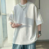 Men Summer Quality T Shirts Manual Suture Harajuku Casual Tshirt