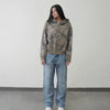 Y2K Retro zip up Hoodie Men zipper Sweatshirt