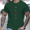 Men's Casual Loose Print Round Neck T-shirt Top