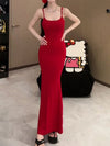 Hollow Butterfly Backless Maxi Dress Women Y2K Party