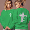 Women Christian Sweatshirt Power in Jesus Pullover