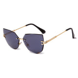 Elevate Your Style with Chic Rimless Cat Eye Sunglasses The Perfect Accessory