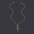 Trendy 2022 Choker: Gun Cross Pendant Crystal Rhinestone Chain Necklace