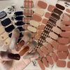 UV Semi-Cured Gel Nail Wraps Stickers Strips French Long Lasting