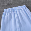 Perfect for a Day Out Sky Blue Striped Set