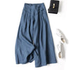 Summer Pants for Women Linen Size Wide Leg Pants