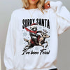 Sorry Santa I've Been Feral Sweatshirt Christmas Sweatshirts
