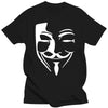 Knitted Slogan Anonymous Hacker Tshirt Man Letter Comical