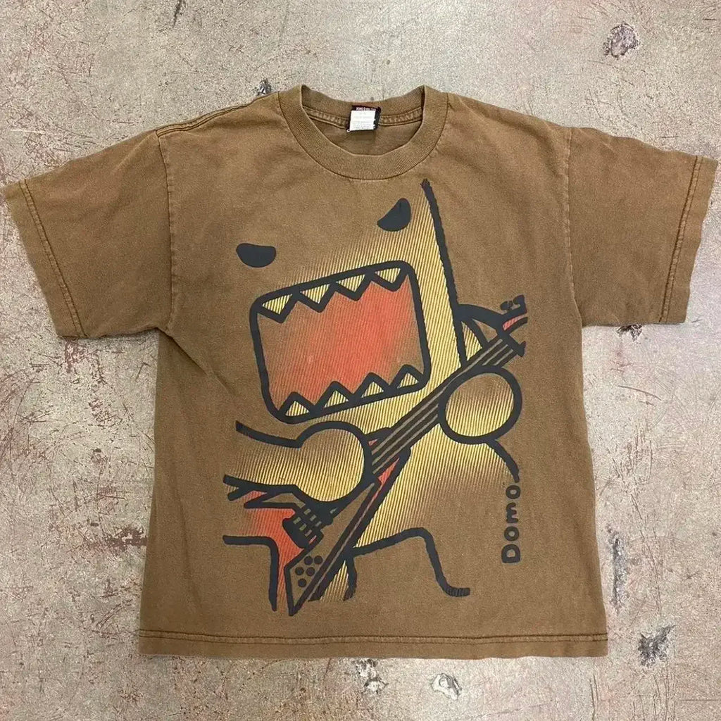 2000'S Kawaii Oversized Trend Funny Printed Cotton Y2k