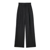 Womens High Waist Wide Leg Office Pants