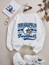 Indianapolis Colts Cartoon Hoodie For Girls Round Neck Hoodie