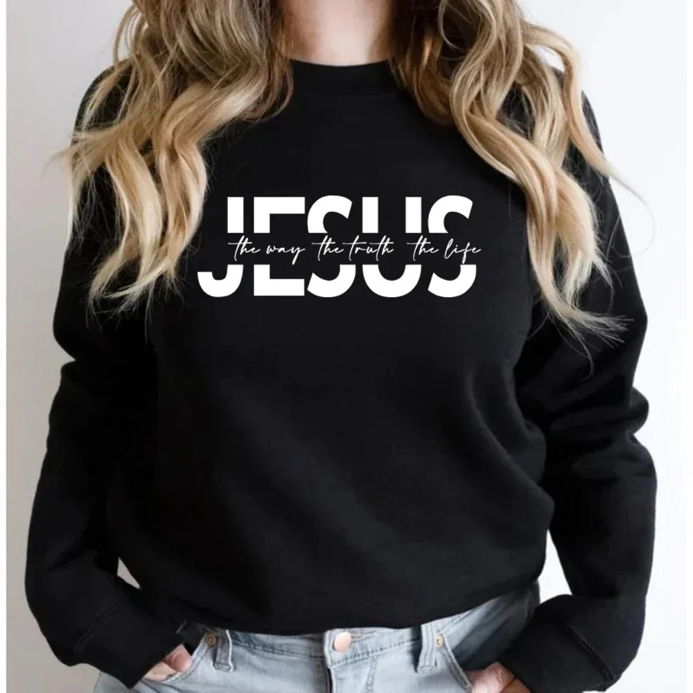 Jesus The Way Christian Sweatshirt