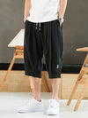 Plus Size Summer Harem Pants Men Short Joggers Style Calf-Length Casual