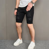 Street Men Shorts Summer Stylish Solid Male Casual Jean Five-point Pants
