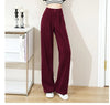 Womens Retro High Waist Corduroy Trousers