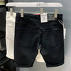 Slim Fit Denim Shorts Men's Lightweight Summer Pants