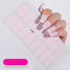 UV Semi-Cured Gel Nail Wraps Stickers Strips French Long Lasting