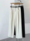 Winter Pants For Women Thicken Waist Loose Corduroy