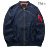 Pilot Bomber Jacket Men's Autumn Winter Thickened