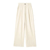 Womens High Waist Full Length Wide Leg Pants