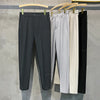 2024 Spring Summer Men's Casual Pants Suit Pant Slim Fit Work Elastic