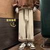 Men's Casual Pants Autumn Winter Warm Straight